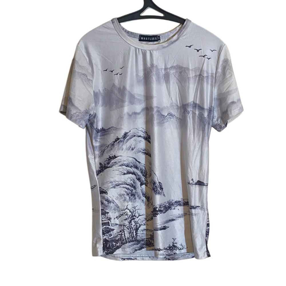 Whatless Shirt Mens Sz Medium